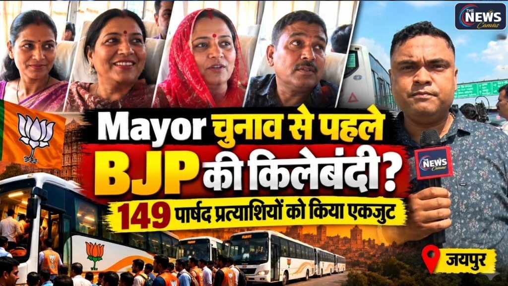 Jaipur: Training Camp या Power Game? BJP के 149 प्रत्याशी अज्ञात जगह Rajasthan News| The News Canvas
