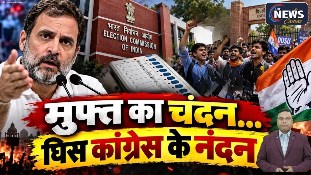 DUSU Result के बाद कांग्रेस का फोकस बदला? | Election Commission पर बड़ा घमासान | The News Canvas |