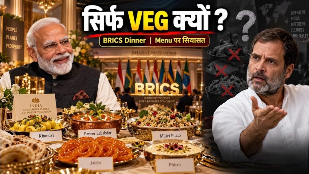 BRICS में सिर्फ Veg क्यों ? Rahul Gandhi ने मोदी के Dinner Menu पर कसा तंज | The News Canvas #brics