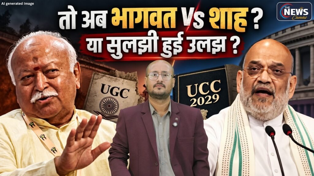 UGC पर Mohan Bhagwat का बयान, UCC पर Amit Shah की 2029 Deadline | क्या है पूरा सियासी गणित ? | TNC |