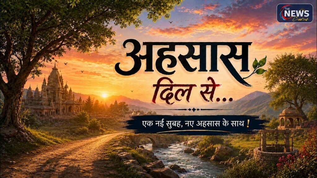 अहसास दिल से… | मेहनत, हुनर और पटवों की हवेली | Ehsaas Dil Se | TNC | Morning Show |