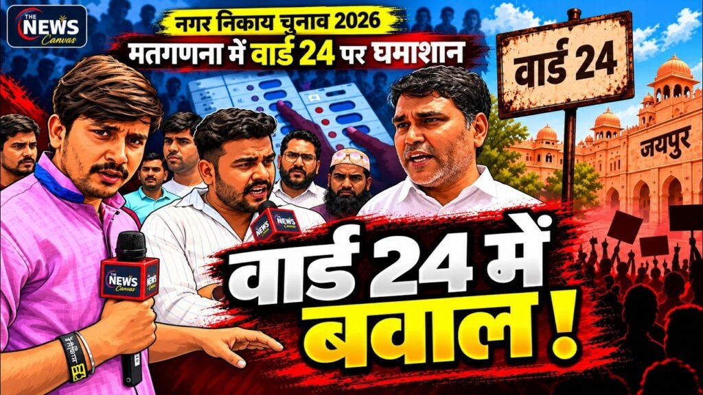 nagar nikay chunav 2026 result: मतगणना के दौरान वार्ड 24 को लेकर हुआ घमाशान | TNC |