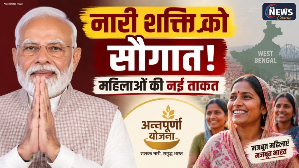 Live : Annapurna Yojana: पश्चिम बंगाल की महिलाओं के लिए बड़ी सौगात | Nari Shakti को बढ़ावा