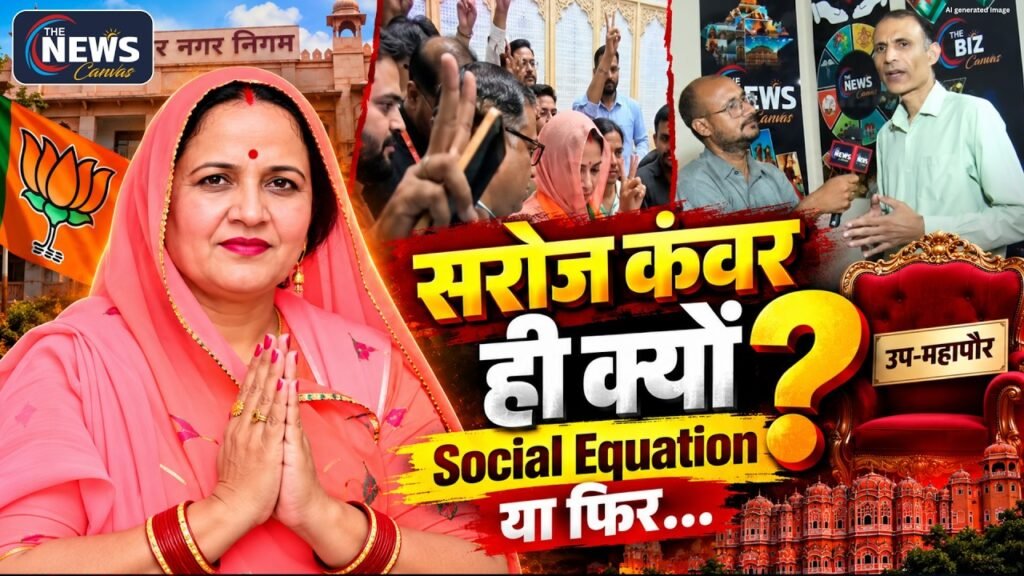 Jaipur Deputy Mayor Result 2026: सरोज कंवर बनीं जयपुर की नई उपमहापौर | BJP की बड़ी जीत | TNC |