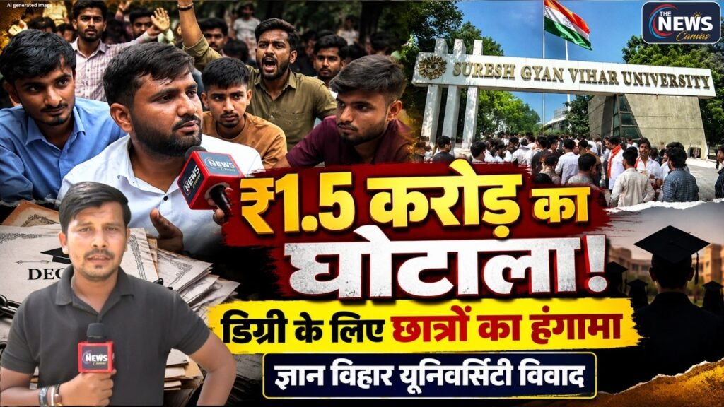 ₹1.5 करोड़ का घोटाला या साजिश? Gyan Vihar University Jaipur में बड़ा फर्जीवाड़ा उजागर | TNC |