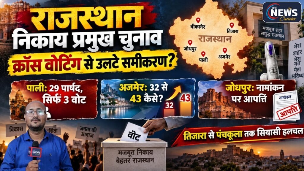 Rajasthan Nikay Chunav: अजमेर में उलटफेर, पाली में Cross Voting! मेयर चुनाव के सबसे बड़े ‘खेल’ | TNC