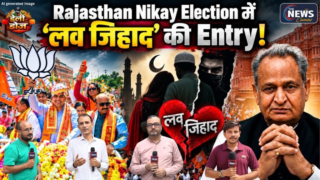 NIkay Chunav में Lok Sabha वाला भाषण! Bhajanlal Vs Gehlot, जनता पूछे सड़क कब बनेगी? | Daily Dose |