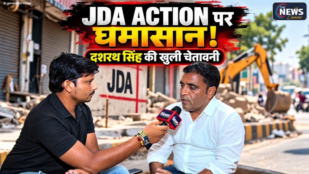 Jaipur JDA Action: न्यू सांगानेर रोड पर विरोध | दशरथ सिंह ने गोपाल शर्मा पर क्या कहा? | TNC |