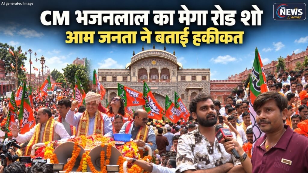जयपुर में CM भजनलाल का चुनावी शक्ति प्रदर्शन, रोड शो में BJP समर्थकों ने जताया जीत का भरोसा | TNC |