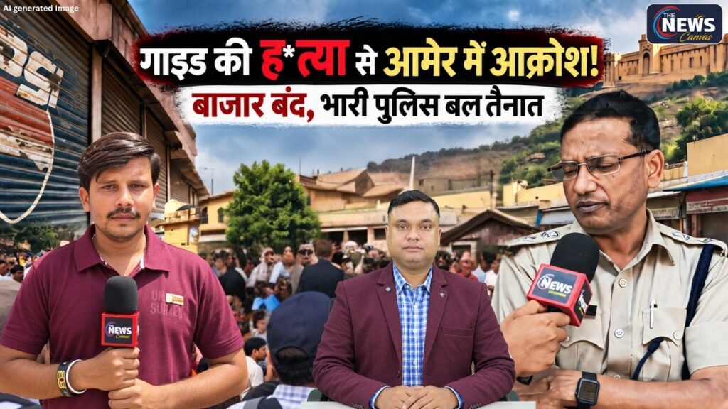 Amer में Tourist Guide की ह*त्या से हड़कंप, बाजार बंद, भारी Police Force तैनात | Amer News | TNC |