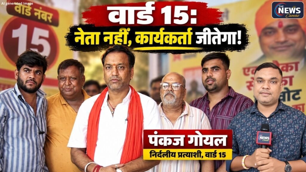 Ward 15 में बड़ा उलटफेर: BJP Rebel पंकज गोयल ने ठोकी Independent ताल | TNC |