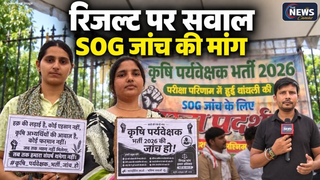 Jaipur में Agriculture Supervisor Result 2026 पर बवाल, अभ्यर्थियों ने SOG जांच की उठाई मांग | TNC |