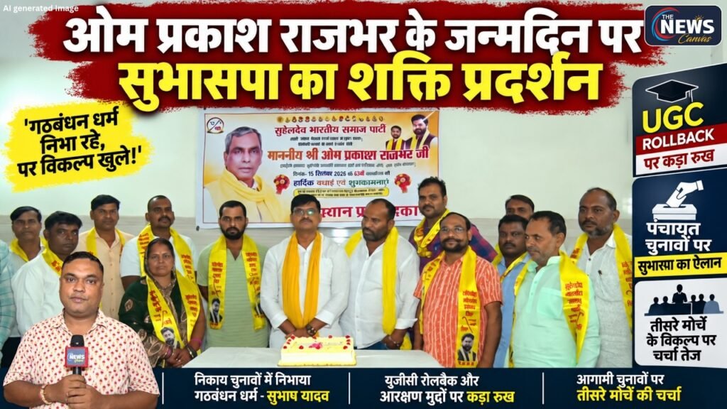 Om Prakash Rajbhar के Birthday पर SBSP का शक्ति प्रदर्शन | गठबंधन धर्म निभा रहे, पर विकल्प खुले! |