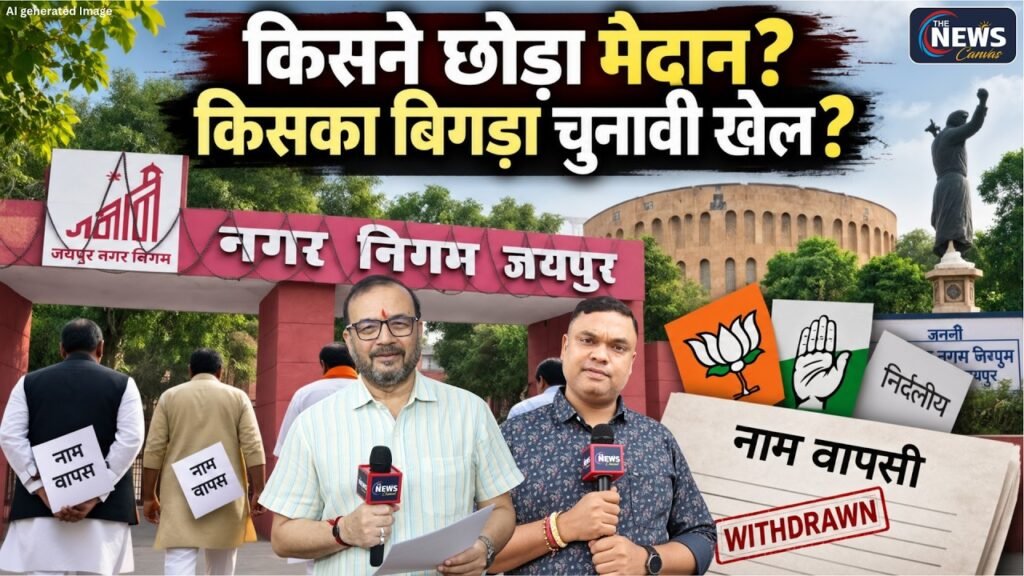 Rajasthan Nikay Chunav: कहीं बागी माने, कहीं पार्टी का उम्मीदवार ही मैदान छोड़ गया! | TNC |