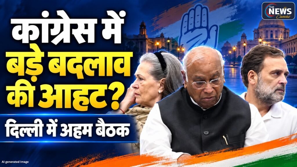 🔴LIVE: congress में बड़े बदलाव की आहट? दिल्ली में अहम बैठक | TNC |