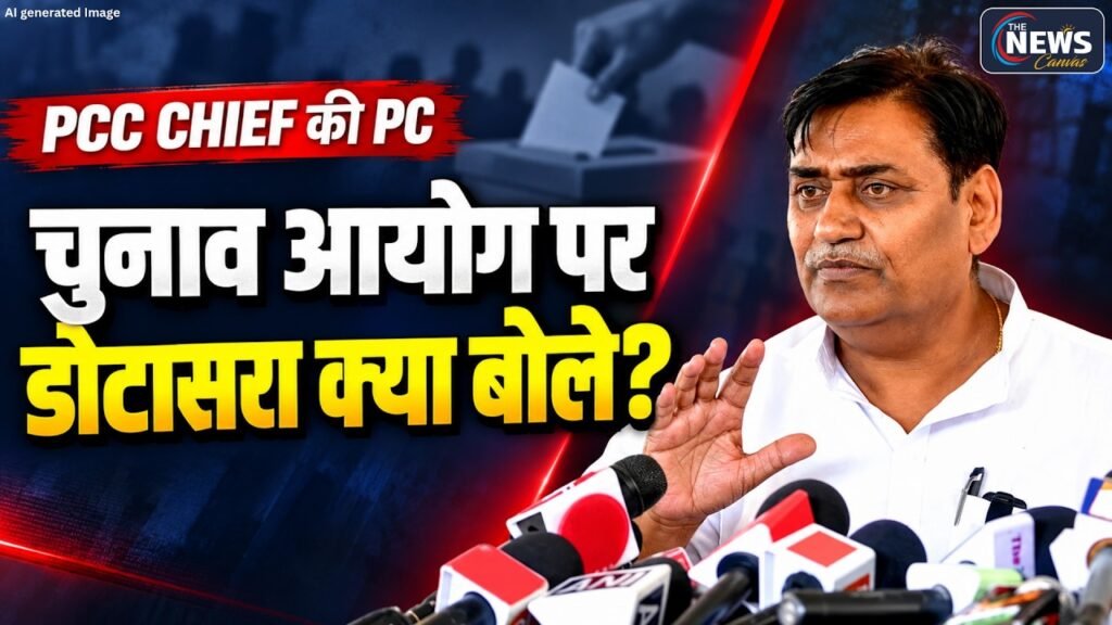 LIVE: चुनाव आयोग को लेकर PCC चीफ गोविंद डोटासरा की PC | TNC |