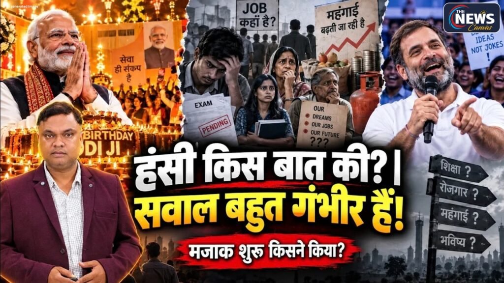 PM Modi का Birthday, Rahul Gandhi का मंच और जनता के सवाल | मजाक शुरू किसने किया? | TNC |