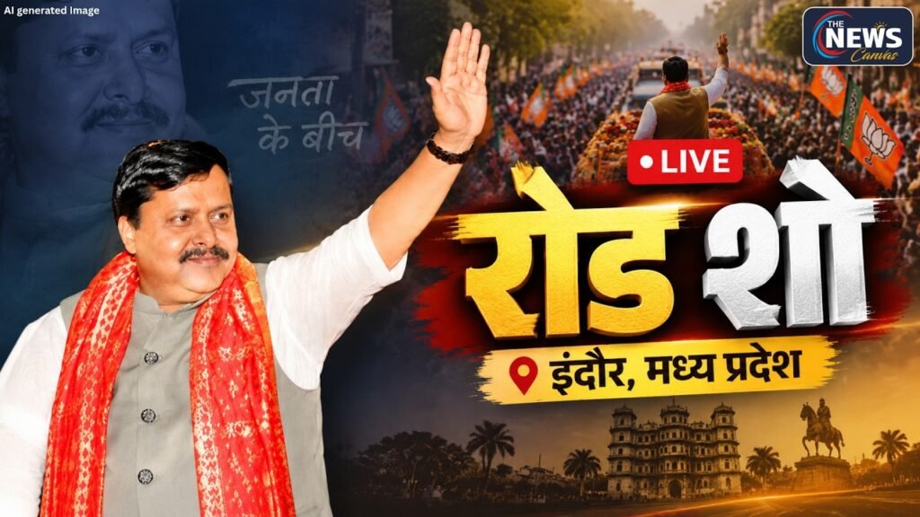 LIVE: Nitin Nabin Roadshow in Indore: इंदौर में BJP National President का भव्य रोड शो | MP News
