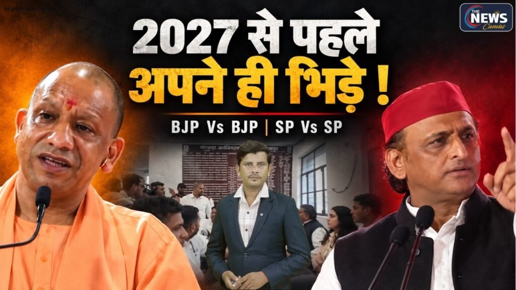 UP Politics: Azamgarh BJP बैठक में बवाल, Gorakhpur SP में हाथापाई की खबर | 2027 से पहले तकरार | TNC