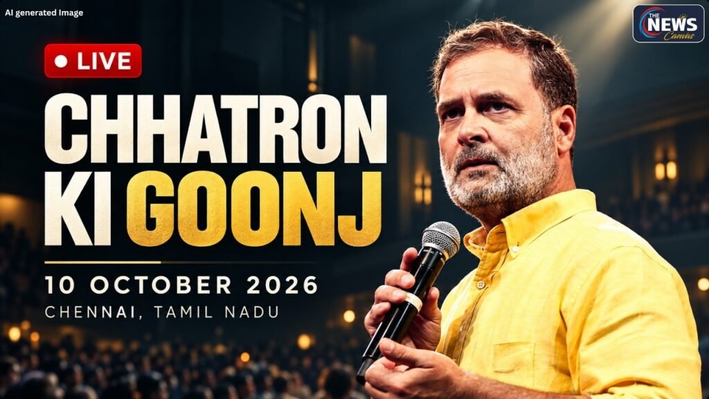 🔴LIVE: Chennai, में rahul gandhi का संबोधन | छात्रों की गूंज | Tamil Nadu | TNC