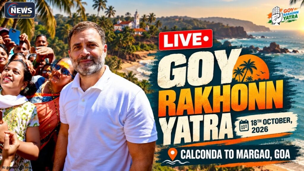 🔴LIVE: Goa में 'Goyan Rakhan Yatra' के दौरान जनसभा को संबोधित कर रहे Rahul Gandhi | TNC |