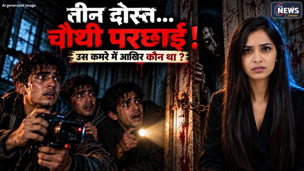 तीन दोस्त और चौथी परछाई का खौफनाक रहस्य! | Haunted Room Horror Story in Hindi | Horror Story | TNC |
