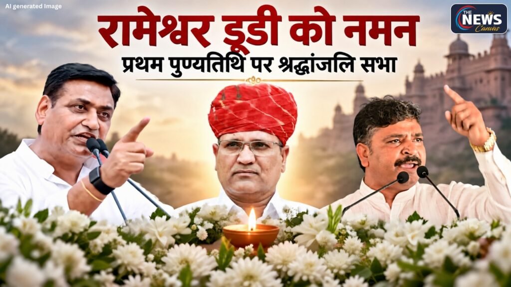 🔴LIVE: रामेश्वर डूडी श्रद्धांजलि सभा | Govind Singh Dotasra, Tika Ram Jully | बीकानेर | TNC |