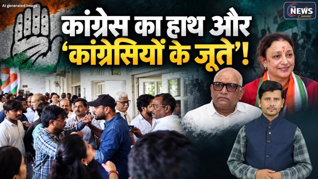 UP Congress: मुख्यालय में जूतम-पैजार! Aradhana Mishra की ताजपोशी पर Ajay Rai का धरना | TNC |