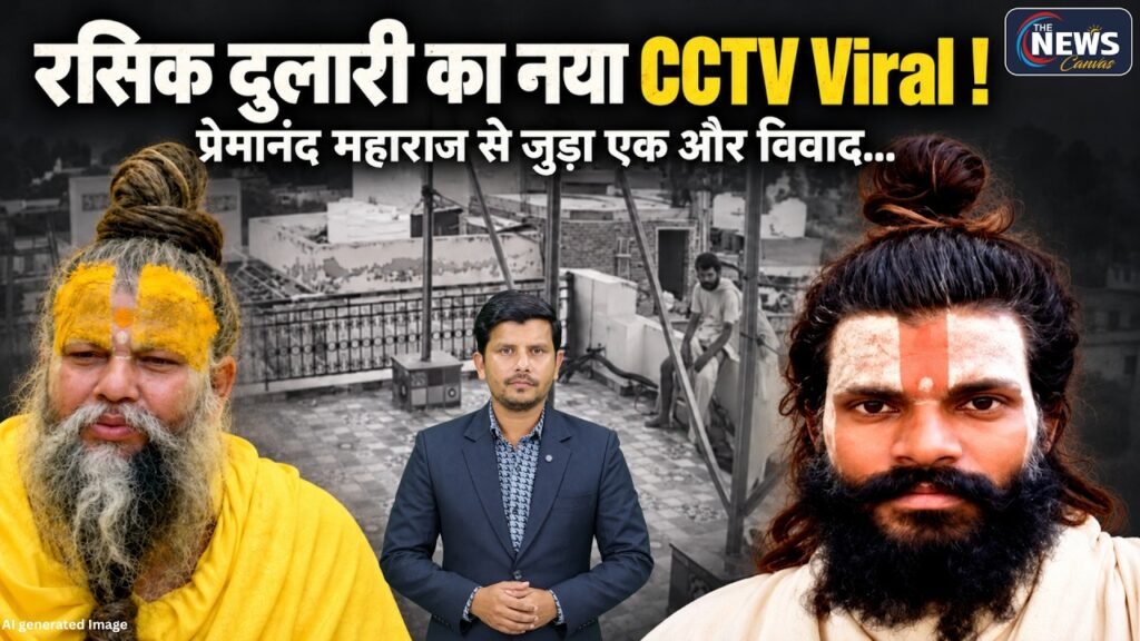Premanand Maharaj Ashram: रसिक दुलारी शरण का नया CCTV वायरल, 18 साल के अनुज के मामले ने बढ़ाए सवाल |