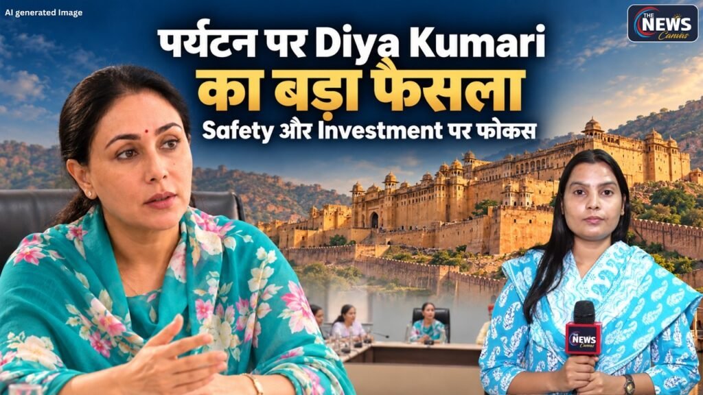 Rajasthan Tourism Plan: Diya Kumari की समीक्षा | Amer Master Plan और Ropeway Safety पर जोर | TNC |