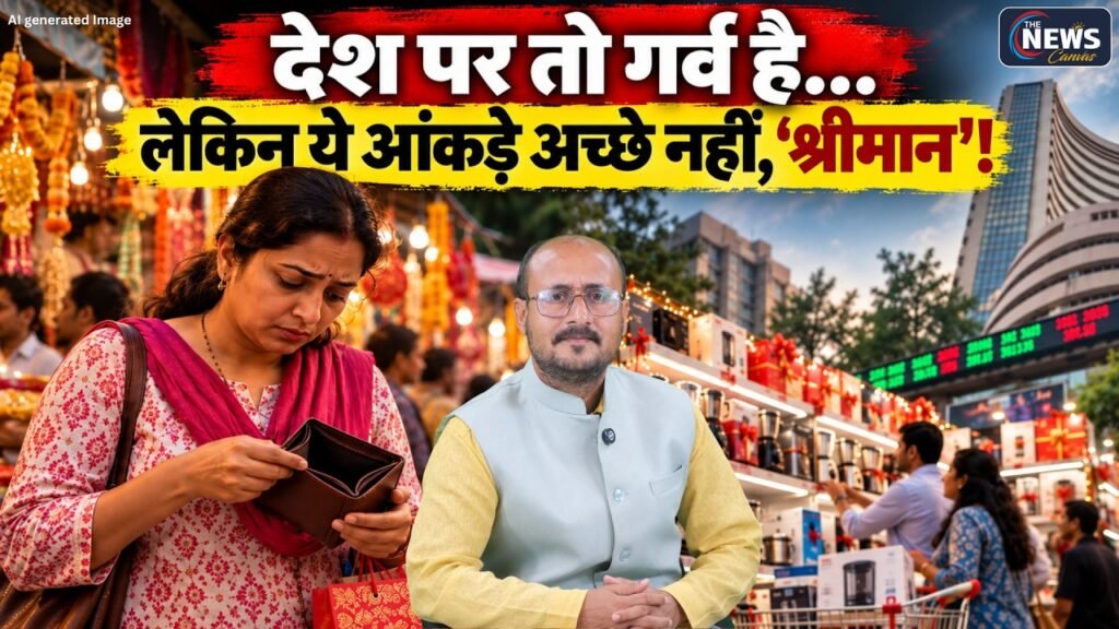 त्योहारी Online Sale के शुरुआती 4 दिनों में 7–10% गिरावट, GDP Growth के बीच आम आदमी की जेब पर सवाल |