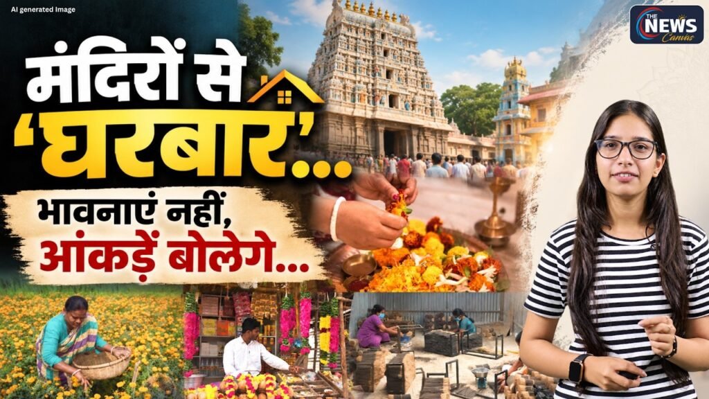 भारत के अमीर मंदिरों से कितने घरों की रोजी-रोटी? | हिंदू-मुस्लिम रोजगार और कमाई का हिसाब! | TNC