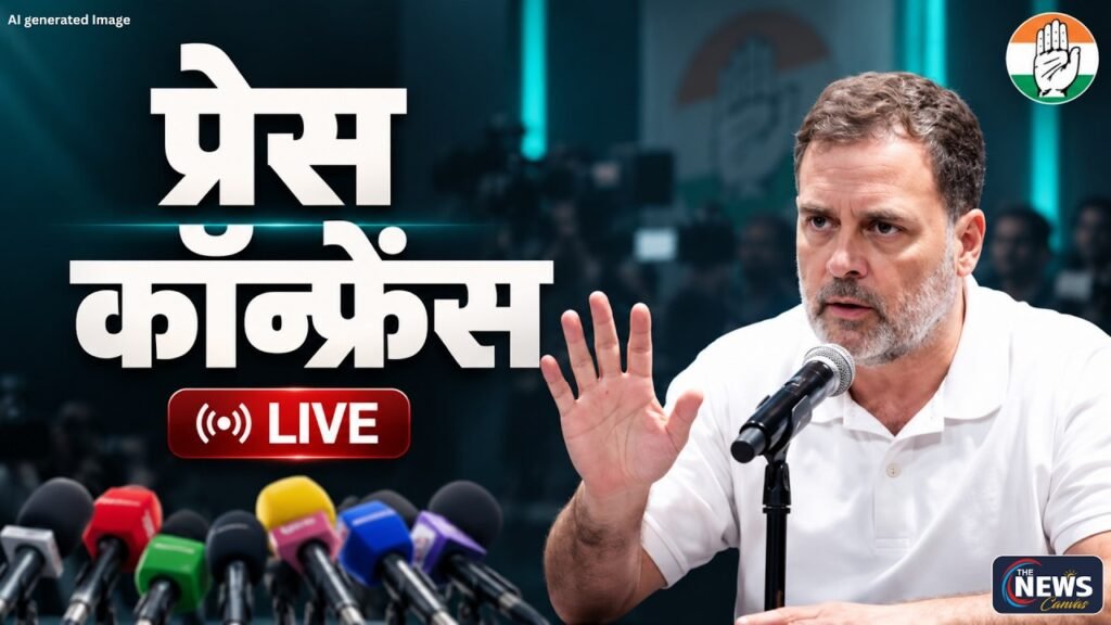 🔴LIVE: Rahul gandhi की विशेष प्रेस कॉन्फ्रेंस | Congress मुख्यालय, New Delhi | TNC |