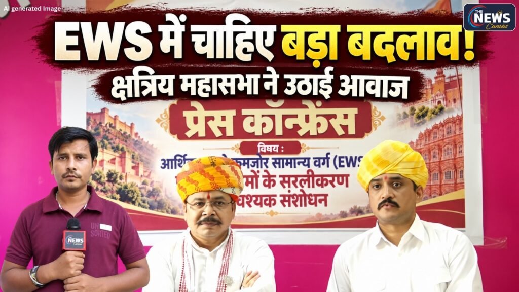 EWS Rules में बदलाव की मांग तेज, क्षत्रिय महासभा ने कृषि भूमि सीमा पर उठाए सवाल | Jaipur News | TNC