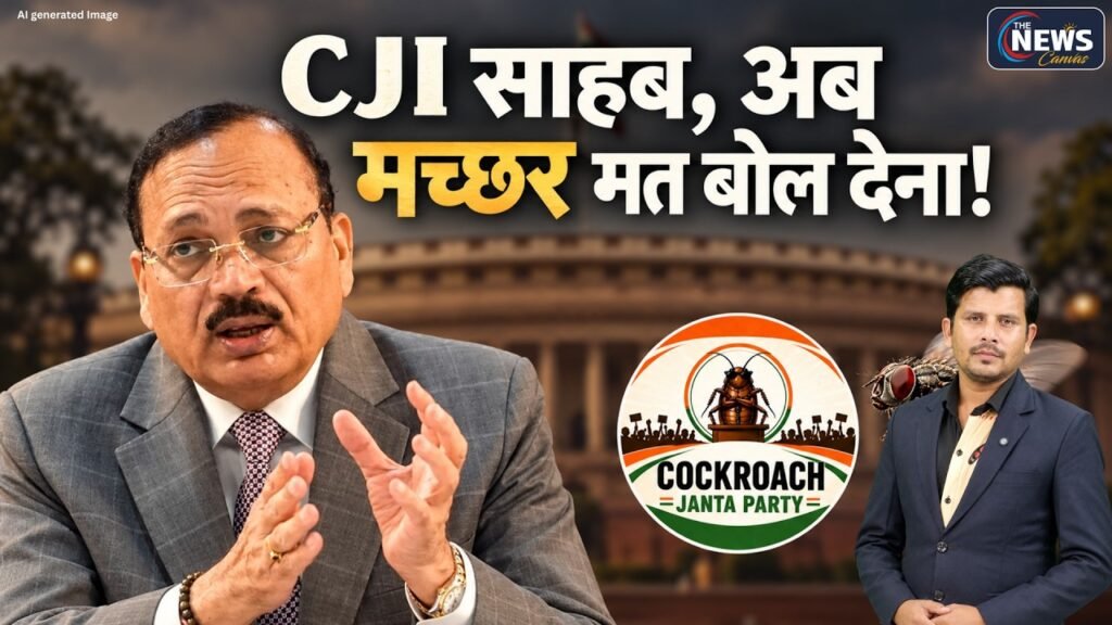 Cockroach के बाद Makhi Janta Party की एंट्री! CJI सूर्यकांत के बयान से सियासी बवाल ? | TNC |